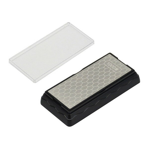 FN-504 リバティーコーポレーション 包丁 砥石 ダイヤモンド カバー付 M 中砥石 #1000 荒砥石 #400 両..