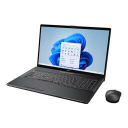 FMVN90H1B 富士通 ブライトブラック LIFEBOOK NHシリーズ [ノートパソコン 17.3型 / Win11 Home / ブルーレイドライブ / Office搭載]