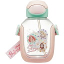 PDSH6DX プリンセス 23 スケーター 水筒 クリアボトル ワンプッシュ ストロー式 530ml