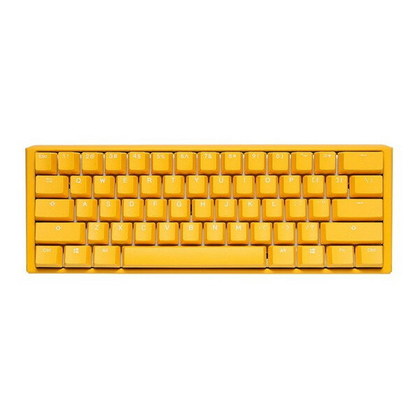 Ducky ダッキー ふもっふ ふもっふのおみせ 正規販売店 ゲーム キーボード dk-one3-yellowducky-rgb-mini-silver イエロー [ゲーミングキーボード (英語配列61キー)]