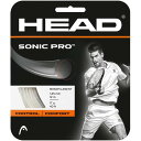 ヘッド 硬式テニス用 ガット SONIC PRO ホワイト 1.25mm 281028 WH HEAD