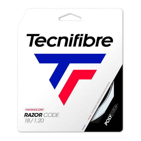 テクニファイバー 硬式テニス用 ガット RAZOR CODE ホワイト 1.25mm TFSG403 WH Tecnifibre