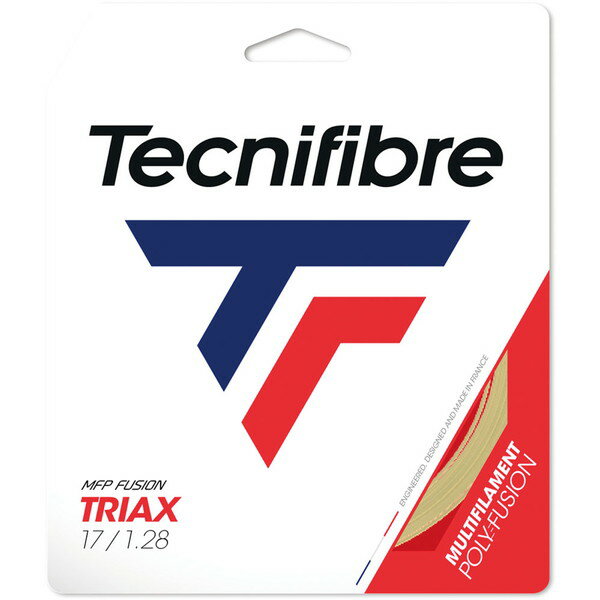 Tecnifibre (テクニファイバー) 硬式テニス用 ガット TRIAX ナチュラル 1.28mm TFSG301 NA