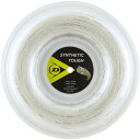 DUNLOP (ダンロップ) 硬式テニス用 ガット モノフィラメント シンセティック・タフ 240mロール WH 1.25mm DST22001 250