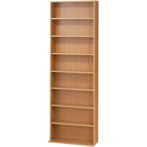 【スーパーSALE限定10%OFF】クロシオ 文庫書棚 W600 S ナチュラル メーカー直送 2606ss