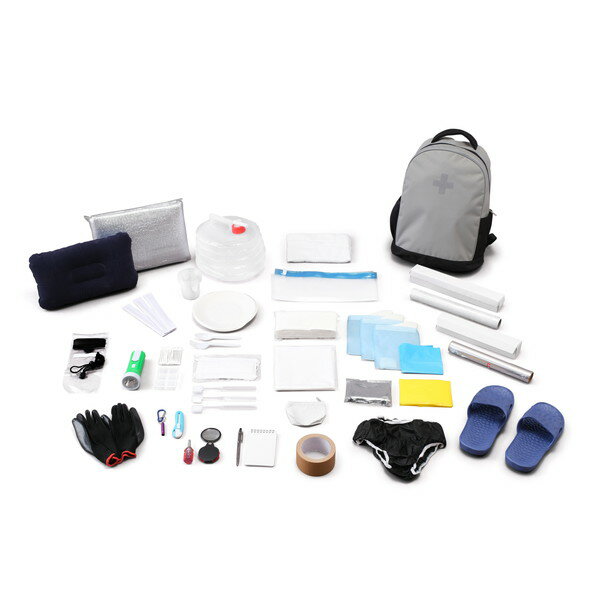 リュック 防災グッズ 防災セット 防災リュック 1人用 防災用品 33点 BRS-33 アイリスオーヤマ 避難グッ..