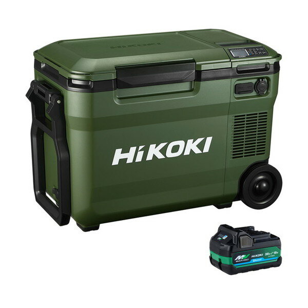 冷温庫 25L ハイコーキ HiKOKI UL18DBA(WMGZ) 14.4/18V コードレス冷温庫 庫内容量25L フォレストグリーン エクプラ特選