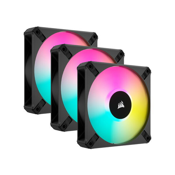 CO-9050154-WW Corsair ֥å CORSAIR AF120 RGB ELITE Triple Pack with Lighting Node CORE XT [PWMե(120mm) ȥ顼°ǥ]