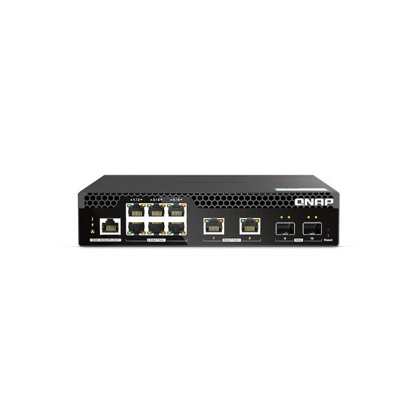 QSW-M2106PR-2S2T [å󥰥ϥ (10ݡ/10GbE SFP+10GbE BASE-T (RJ45)2.5GbE (RJ45))] QNAP