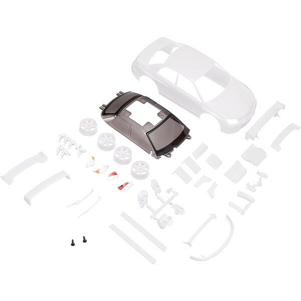 MZN205 インプレッサ WRX STI ホワイトボディセット未塗装 ホイル付 京商