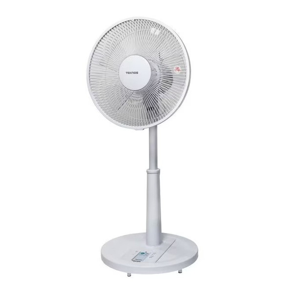 乐天商城 - 扇風機 KI-171R TEKNOS ホワイト 白 30cm リビング扇風機 リモコン付き 5枚羽根 首振り