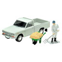 トミーテック LV-195c ダットサン トラック1300デラックス(白)フィギュア付キ 314950