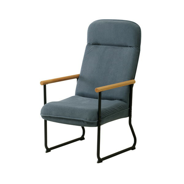 【エントリーでP5倍!20日20:00-27日1:59】 ENKEL-1(SBL) 弘益 サックスブルー エンケル リクライニングチェア メーカー直送