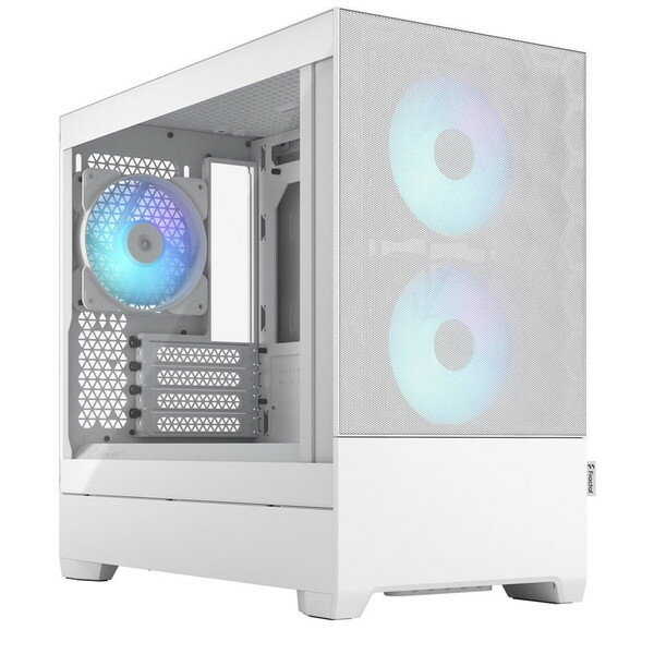 FD-C-POR1M-01 Fractal Design Pop Mini Air RGB White TG Clear Tint [ミニタワー型PCケース]