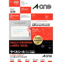 ラベルシール プリンタ兼用 ハイグレードタイプ A4 10面 四辺余白付 20シート入 エーワン(3)