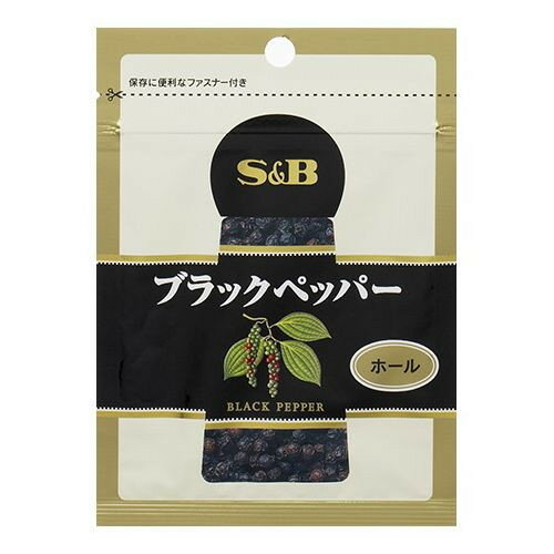 エスビー食品 S&B スパイス&ハーブ ブラックペッパー ホール 袋 35g ×10 メーカー直送