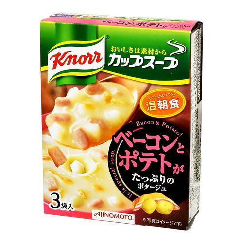 味の素 クノール カップスープ ベーコンポテトポタ 3袋 ×10 メーカー直送 プレゼント ギフト