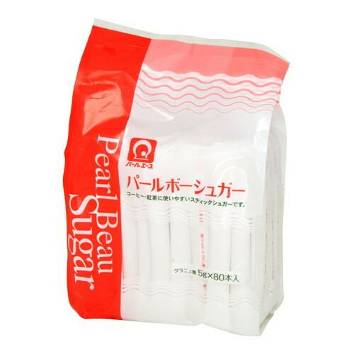 ご注文前にご確認ください※ 12時から14時の時間帯指定はできません。ご指定の場合は14時から16時にて手配いたします。商品説明★ コーヒー・紅茶に使いやすいスティックシュガーです。※メーカーの都合により、パッケージ・仕様・成分・生産国等は予告なく変更になる場合がございます。※上記理由でのご返品はお受けできませんので、事前お問合せなどご注意のほど宜しくお願いいたします。スペック* 総内容量：80本* 商品サイズ：75×130×240* 成分：グラニュ糖* 単品JAN：4523160477438
