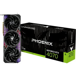 【4/25限定！エントリー＆抽選で最大100%Pバック】 NED4070H19K9-1043X-G GAINWARD RTX4070 PHOENIX 12GB GDDR6X 192bit 3-DP HDMI [グラフィックボード]