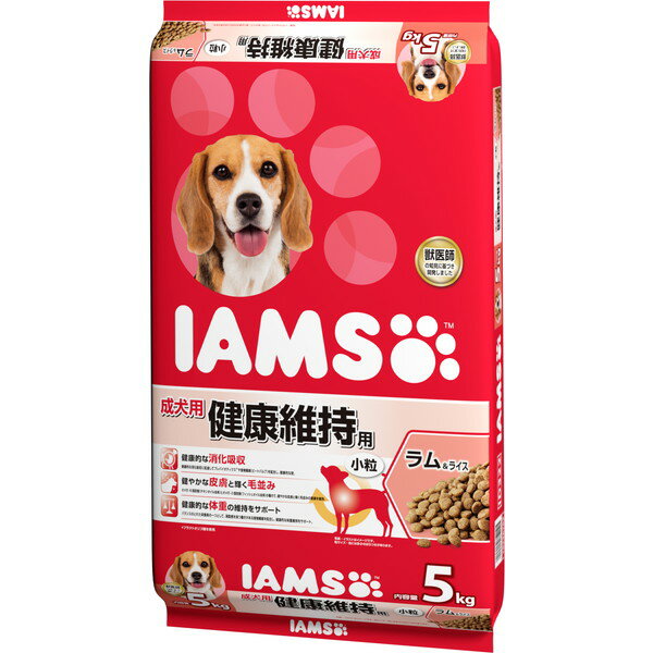 マースジャパンリミテッド アイムス 成犬用ラム&ライス 5kg 犬用フード ペットフード ドッグフード(4.0)