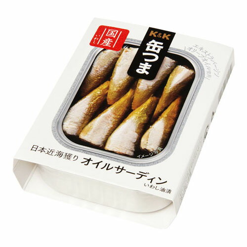 国分 K&K 缶つま 日本近海獲り オイルサーディン 105g ×6 メーカー直送 ギフト プレゼント