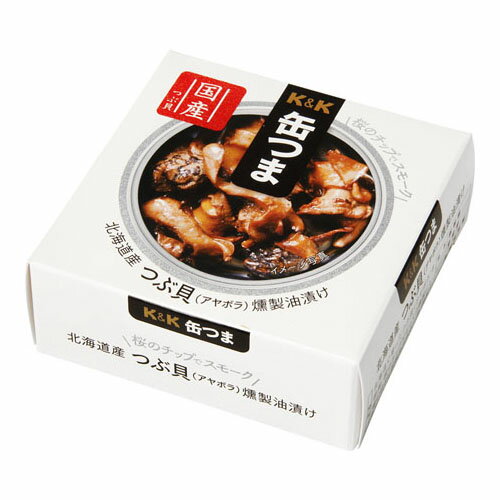 国分 K&K 缶つま 北海道産 つぶ貝燻製油漬け 35g ×6 メーカー直送 ギフト プレゼント