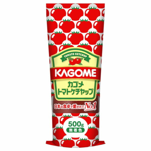 カゴメ トマトケチャップ チューブ入り 500g ×10 メーカー直送