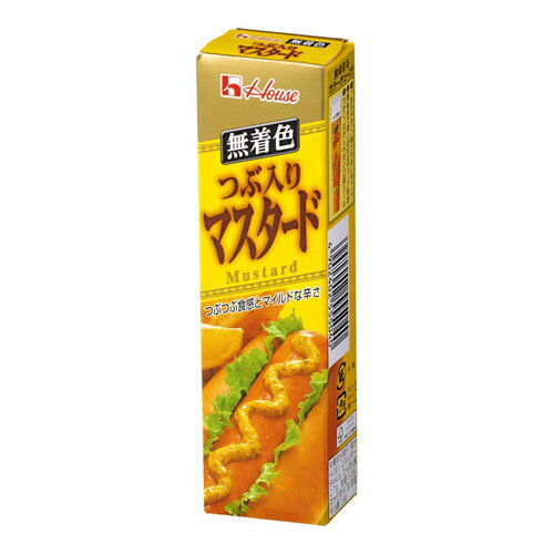 ご注文前にご確認ください※ 12時から14時の時間帯指定はできません。ご指定の場合は14時から16時にて手配いたします。商品説明★ 素材本来の色と風味が味わえる、着色料を使用していないつぶいりマスタードです。りんご酢とワインビネガーの風味を生かしたマイルドな辛さが料理の味を引き立てます。※メーカーの都合により、パッケージ・仕様・成分・生産国等は予告なく変更になる場合がございます。※上記理由でのご返品はお受けできませんので、事前お問合せなどご注意のほど宜しくお願いいたします。スペック* 総内容量：40g* 商品サイズ：30×40×145* 成分：からし、醸造酢(りんご酢、ワインビネガー)、植物油脂、食塩、レモン果汁、香辛料、はちみつ、ソルビトール、ミョウバン、安定剤(キサンタンガム)、調味料(アミノ酸)、香辛料抽出物、ビタミンC、香料、(原材料の一部に大豆を含む)* 生産国：日本* 単品JAN：4902402555040