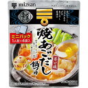 ご注文前にご確認ください※ 12時から14時の時間帯指定はできません。ご指定の場合は14時から16時にて手配いたします。商品説明★ 焼あごを中心に、煮干、かつお、鯖、鶏がら、しいたけ、昆布、計7種のだしを合わせた、あっさりしていてコクがある、上品な味わいの焼あごだし鍋つゆです。1人前使い切りの小袋4袋入りです。※メーカーの都合により、パッケージ・仕様・成分・生産国等は予告なく変更になる場合がございます。※上記理由でのご返品はお受けできませんので、事前お問合せなどご注意のほど宜しくお願いいたします。スペック* 総内容量：4袋* 商品サイズ：40×150×180* 成分：食塩(国内製造)、米発酵調味料、あごだし、アミノ酸液(大豆を含む)、しょうゆ(小麦・大豆を含む)、砂糖、かつおエキス、酵母エキス、さば節だし、煮干しエキス、鶏がらだし、むろあじ節粉末、焼きあご香味油、こんぶだし、しいたけだし/調味料(アミノ酸等)* 生産国：日本* 単品JAN：4902106652540