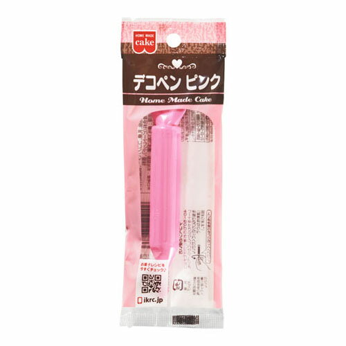 ご注文前にご確認ください※ 12時から14時の時間帯指定はできません。ご指定の場合は14時から16時にて手配いたします。商品説明★ 絵や名前を書けるペン型チョコレート。すぐに固まる速乾性です。クッキー、チョコレート、ケーキのデコレーションに最適。※メーカーの都合により、パッケージ・仕様・成分・生産国等は予告なく変更になる場合がございます。※上記理由でのご返品はお受けできませんので、事前お問合せなどご注意のほど宜しくお願いいたします。スペック* 総内容量：10g* 商品サイズ：20×60×160* 成分：砂糖、植物油脂、乳糖、脱脂粉乳、ココアバター、レシチン(大豆由来)、着色料(ビートレッド)、香料* 生産国：日本* 単品JAN：4901325020833