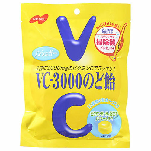 ノーベル製菓 ノーベル VC-3000のど飴 袋 90g ×6 メーカー直送 1