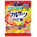 ご注文前にご確認ください※ 12時から14時の時間帯指定はできません。ご指定の場合は14時から16時にて手配いたします。商品説明★ 1粒にレモン約1個分のビタミンCを配合した、幅広い層に支持される5種アソートのフルーツのど飴。※メーカーの都合により、パッケージ・仕様・成分・生産国等は予告なく変更になる場合がございます。※上記理由でのご返品はお受けできませんので、事前お問合せなどご注意のほど宜しくお願いいたします。スペック* 総内容量：180g* 商品サイズ：28×170×230* 成分：〈レモン味〉砂糖(国内製造)、水飴、濃縮レモン果汁、ハーブエキス(オレンジを含む)、酸味料、ビタミンC、香料、ベニバナ黄色素〈ピーチ味〉砂糖(国内製造)、水飴、濃縮ピーチ果汁、ハーブエキス(オレンジを含む)、酸味料、ビタミンC、香料、アントシアニン色素〈グレープ味〉砂糖(国内製造)、水飴、濃縮グレープ果汁、ハーブエキス(オレンジを含む)、酸味料、ビタミンC、香料、着色料(アントシアニン、クチナシ)、〈オレンジ味〉砂糖(国内製造)、水飴、濃縮オレンジ果汁、ハーブエキス(オレンジを含む)、酸味料、ビタミンC、香料、パプリカ色素〈青りんご味〉砂糖(国内製造)、水飴、濃縮りんご果汁、ハーブエキス(オレンジを含む)、酸味料、ビタミンC、香料、着色料(紅麹、クチナシ)* 単品JAN：4901550227571