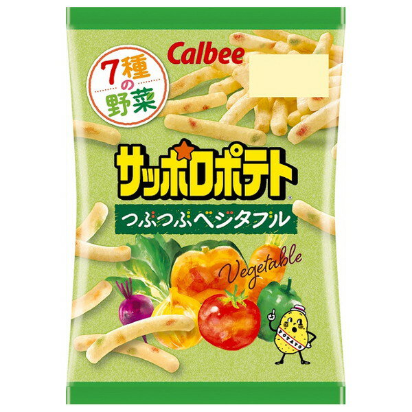 【エントリーでP5倍!20日20:00-27日1:59】 カルビー サッポロポテト つぶつぶベジタブル 24g ×24 メーカー直送 プレゼント ギフト