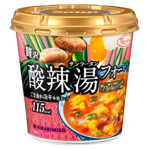 ひかり味噌 Phoyou贅沢酸辣湯フォー カップ 1食 ×6 メーカー直送