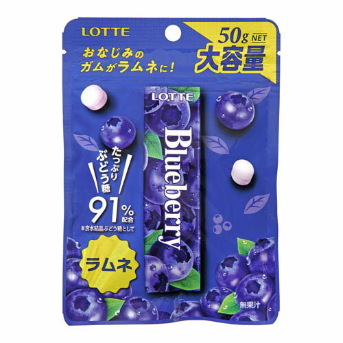 ロッテ ブルーベリーラムネ 50g ×10 メーカー直送の商品画像