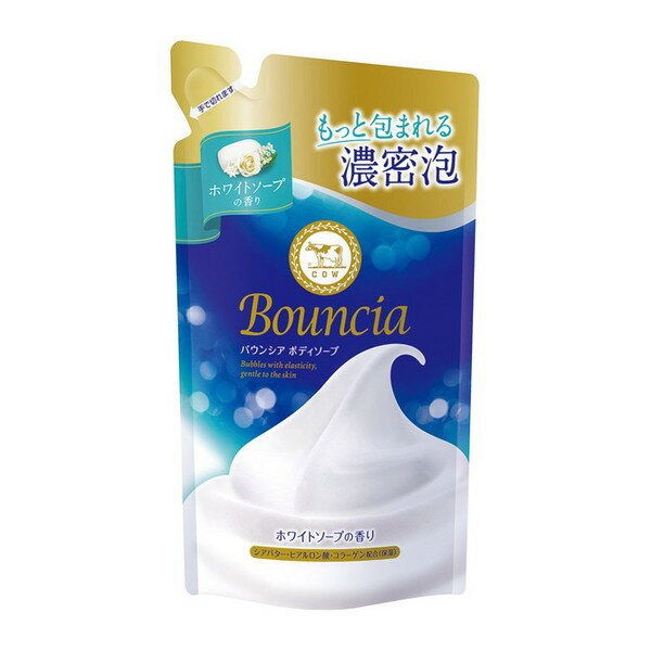 바운시아 바디 비누 화이트 비누 향기 리필용 360mL 우유 비누