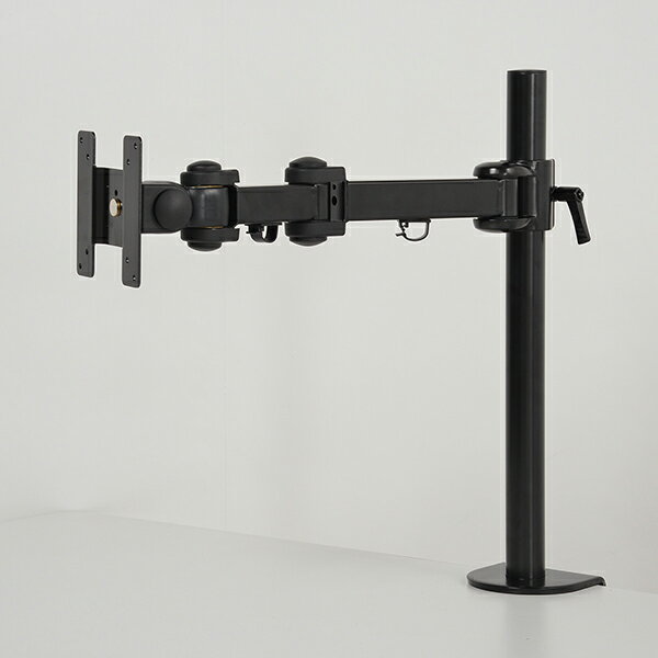 サンコー 4軸式くねくねモニターアーム ブラック MARMGUS192B THANKO