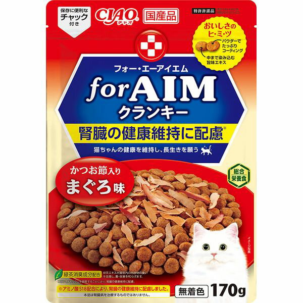 いなばペットフード CIAO for AIMクランキー 170g かつお節入り まぐろ味 エクプラ特選のサムネイル
