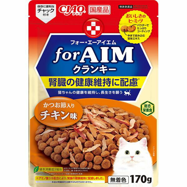 CIAO for AIMクランキー 170g かつお節入り チキン味 いなばペットフードのサムネイル