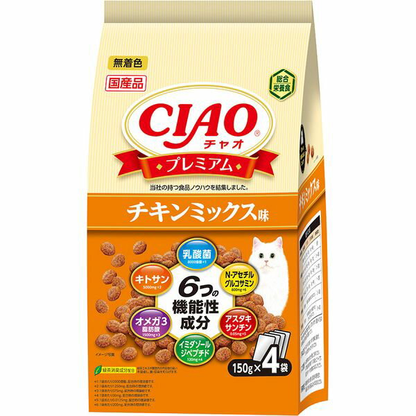  CIAO プレミアム チキンミックス味 150g×4袋 いなばペットフード