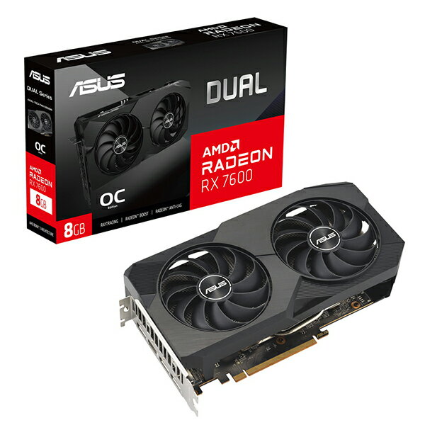 ASUS（エイスース） ASUS DUAL-RX7600-O8G / PCI-Express 4.0 グラフィックスボード