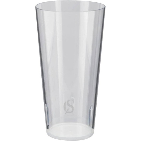 スペック* 製品サイズ(約/mm)：70×70×138* 材質：本体;飽和ポリエステル樹脂(耐熱温度100/耐冷温度-20度)* 仕様：本体口径(約)/70mm 容量(約)/360ml 内側にリブがありスタッキングができます。 熱湯OK・食器洗い乾燥機OK・電子レンジ(温めなおしのみ)OK* 原産国：日本