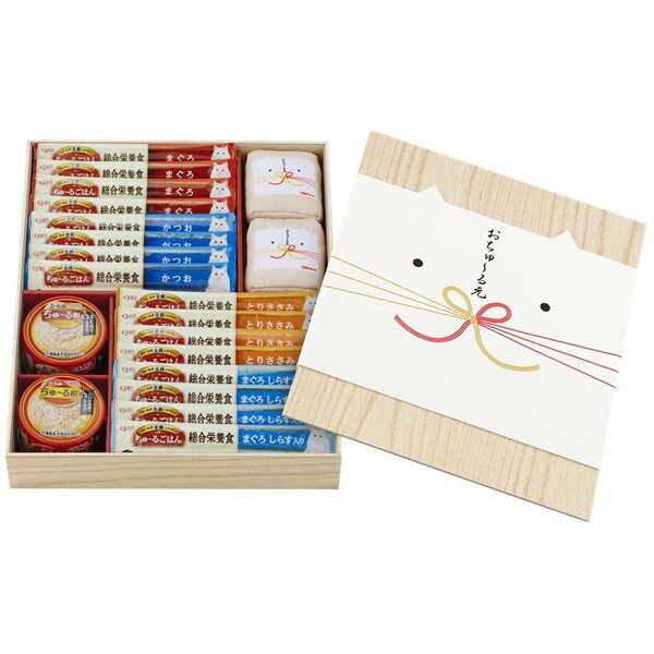 おちゅ〜る元 2023 いなば ちゅーる 総合栄養食 ちゅーるご飯 猫 チュール いなばペットフード CIAO お中元 夏 ギフト とろみちゅ〜る和えのサムネイル