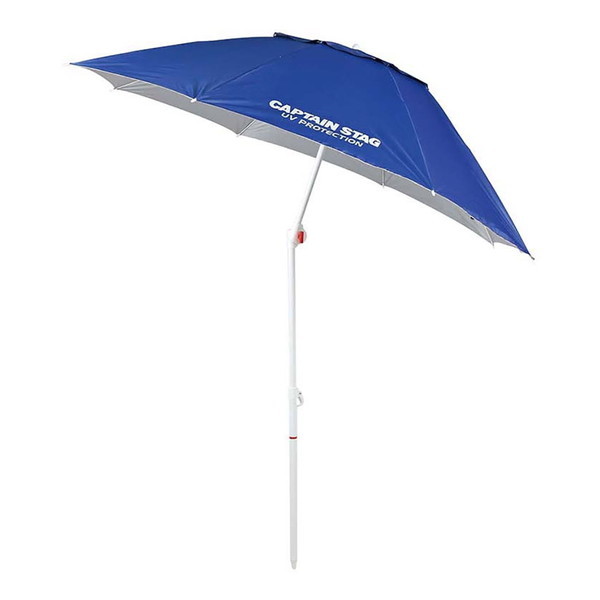Iron Parasol - UD-0043 フリット フォールドUVカットパラソル200cm(ブルー) CAPTAIN STAG
