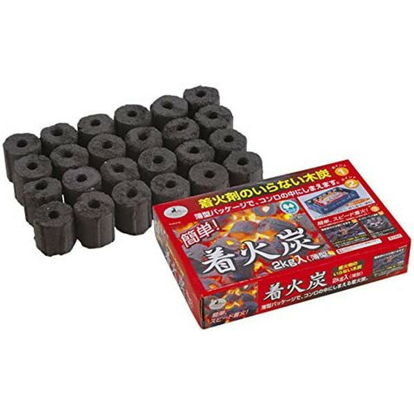 着火炭 2Kg入(薄型) M-6726 CAPTAIN STAG