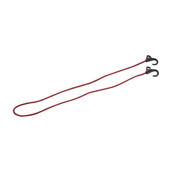 スペック* 製品サイズ(約/mm)：径6.5×1500* 重量(約/g)：90* 品質表示(材質/その他)：フック:ABS樹脂、ロープ:合成ゴム(ポリエステル被覆)* 原産国：中国