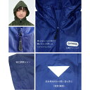 OUTDOOR PRODUCTS 子供用 レインウェア キッズポンチョ カーキ 05002313 67 140 OUTDOOR 3