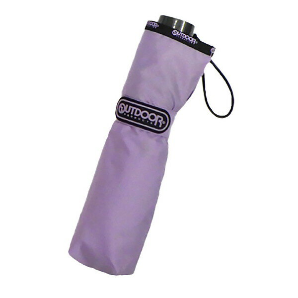 OUTDOOR PRODUCTS 傘 子供用 無地パイピングSM 55cm Lパプル 10002504 84 OUTDOOR