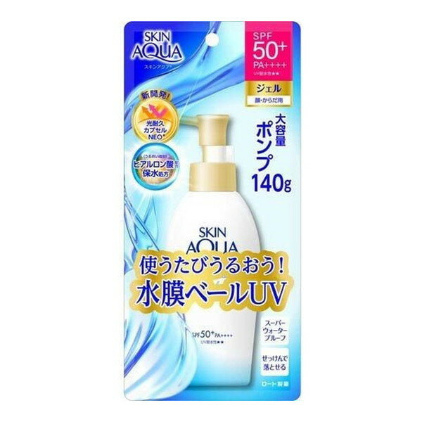 スキンアクア スーパーモイスチャージェル 140g ロート製薬