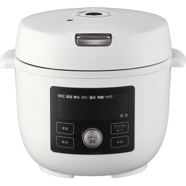 COK-A220-WM TIGER マットホワイト TIGER COOKPOT (タイガークックポット) [電気圧力鍋 (2.2L)]